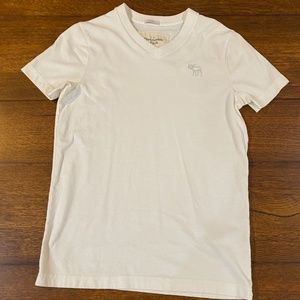 Abercrombie & Fitch white muscle tee